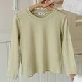 thumbnail image 2 of Diufon Toddler Baby Long Sleeve Tops Kids Boys Girls Cotton Basic Home Bottom Clothes Fall Winter Warm Blouse, 2 of 3