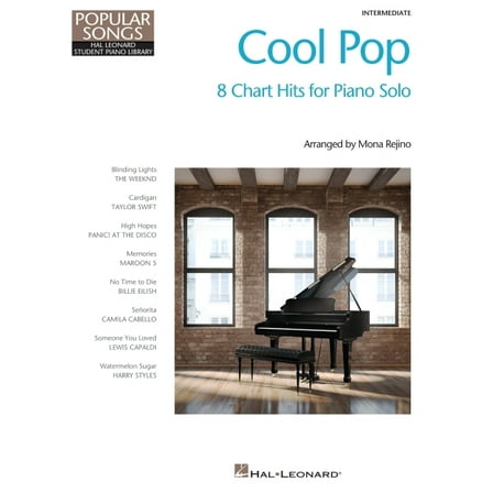 Cool Pop - Popular Songs Series: 8 Chart Hits Arranged for Intermediate Piano Solo, (Paperback)