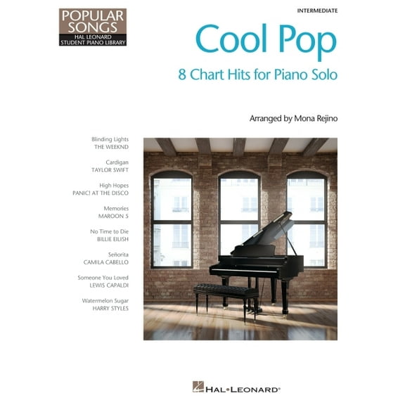 Cool Pop - Popular Songs Series: 8 Chart Hits Arranged for Intermediate Piano Solo, (Paperback)
