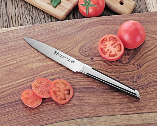 Cangshan 59885 X Series German Steel Forged Serrated Utility Knife, 5