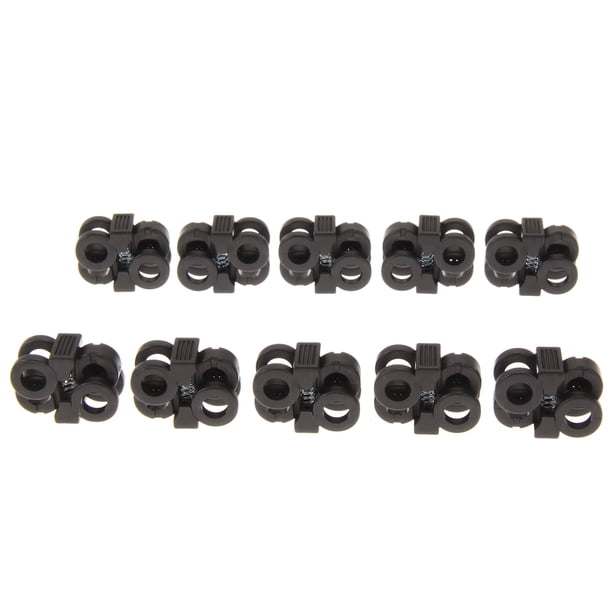 10 Uds. Hebilla Ajuste Paracord Rapid Mini Hebillas Portátiles Accesorios Camping