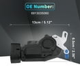 thumbnail image 4 of Motor de actuador de bloqueo de puerta eléctrica del lado del pasajero trasero derecho para Toyota 4Runner 98-02 No.6913035060 Negro, 4 of 7