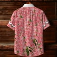 thumbnail image 3 of Ceisia Fashion Unisex Men Women Casual Short Sleeve Printed Turndown Collar Button Gift Shirt, 3 of 9