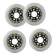 thumbnail image 1 of Patines De Ruedas En Línea Al Aire Libre De 4 Piezas Macarena Rueda de patines de PU Plata, 1 of 2