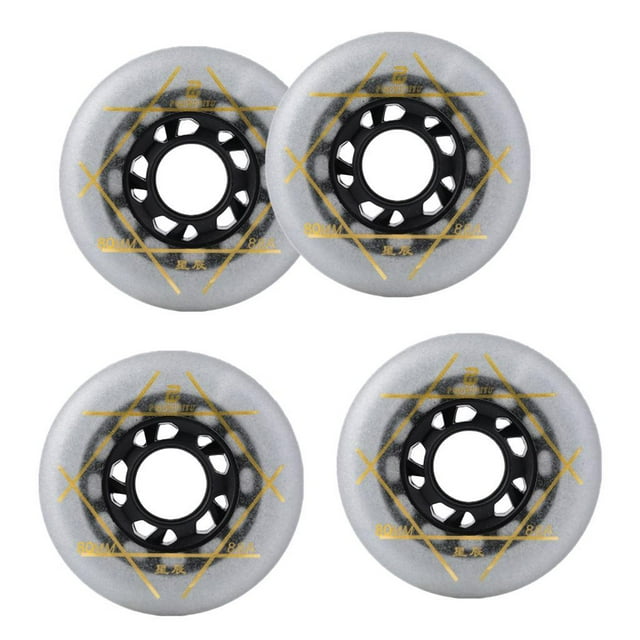 Almencla Pack of 4 outdoor inline roller skates skating replacement PU wheel