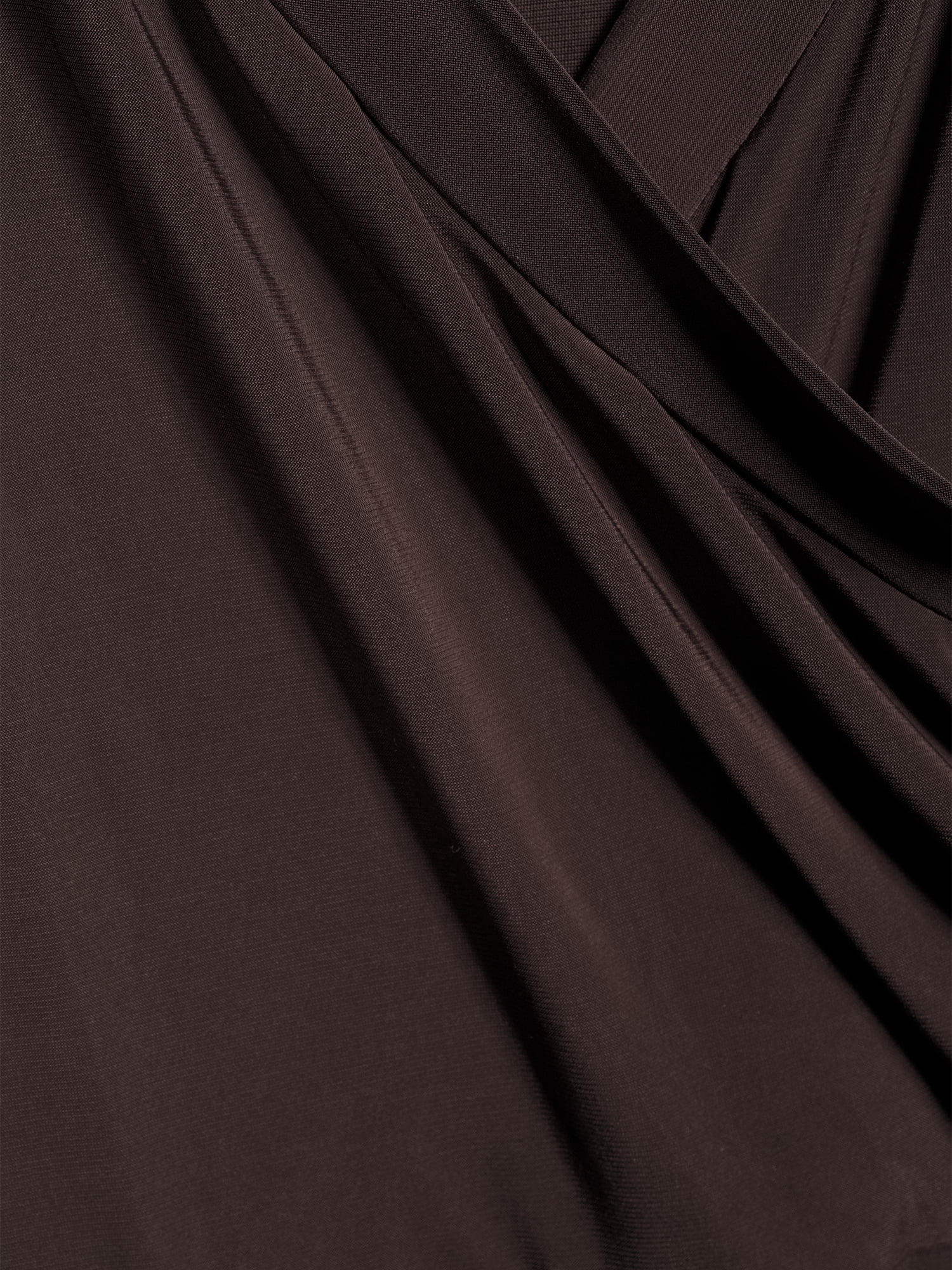 Ella Samani Plus Size Wrap Dress with ¾-Sleeves