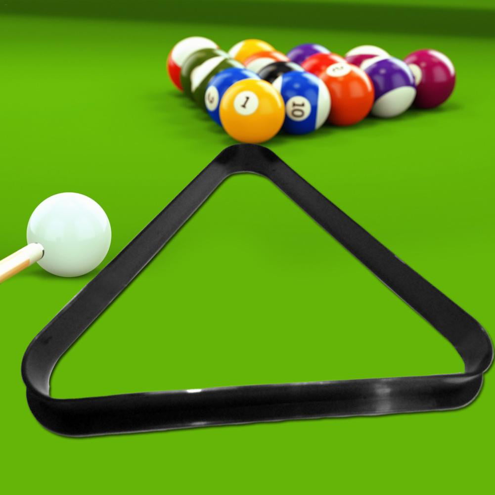 Plastic triangle for 9 Balls Snooker/Pool Pool Ball Rack with Reinforced Rounded Edges for Standard 2-1/4 Billiard Ball Box Accessories 