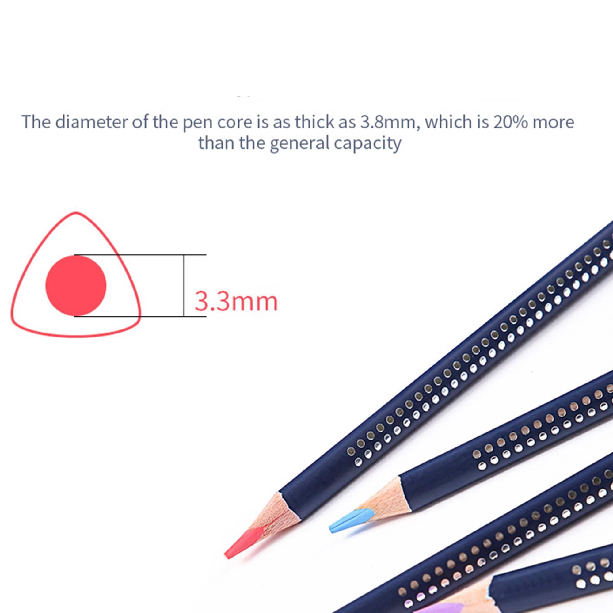 120-Color Professional Artist Colored Pencils Set with Tin Box