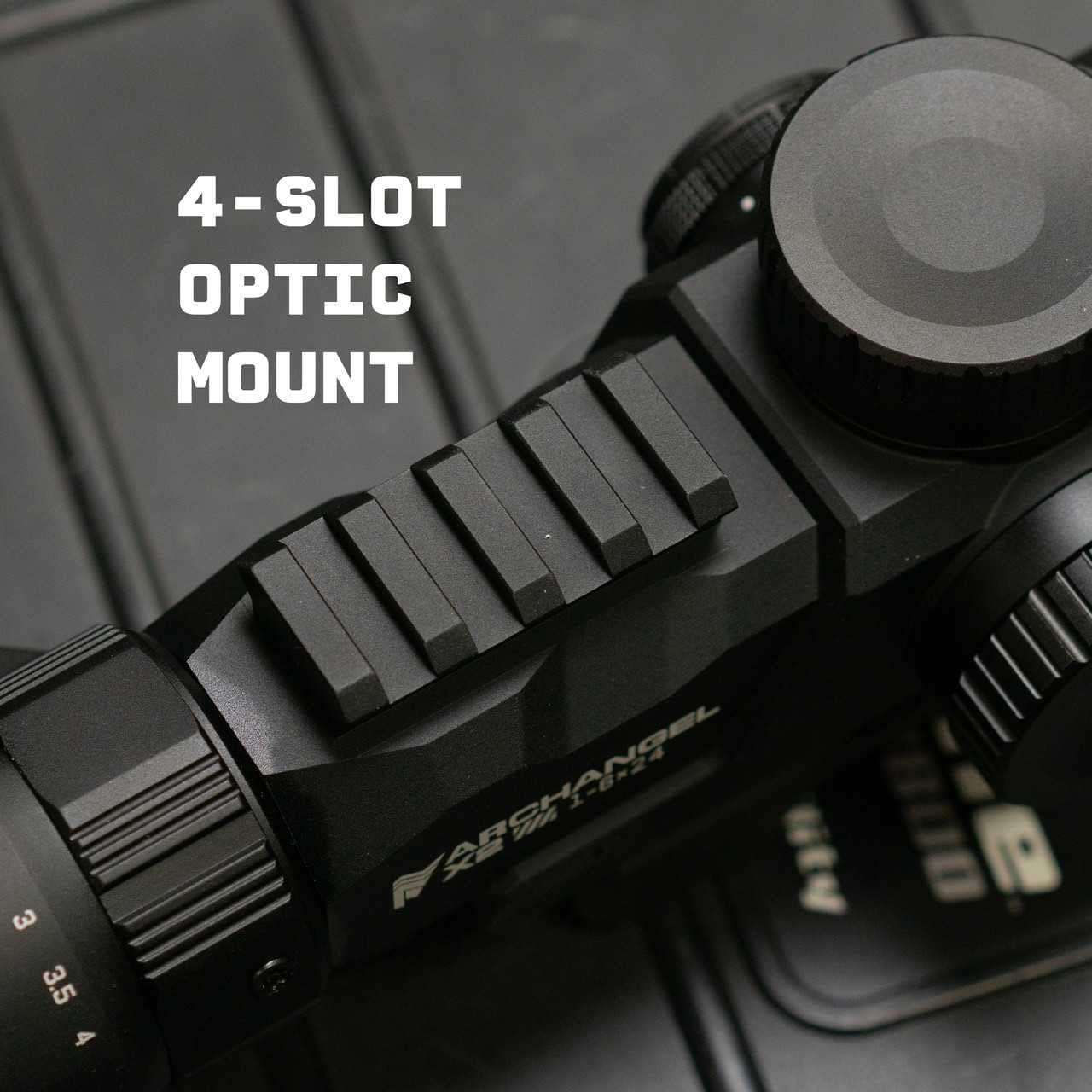 Monstrum Archangel X2 1-10x First Focal Plane FFP LPVO Scope | Extra Low Disperson Glass, Piggyback Mount, Integrated Base | CM5 Morpheus MOA