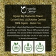 thumbnail image 2 of Organic Way Chamomile Flowers Cut & Sifted (Matricaria chamomilla) - European Wild-Harvest | Organic & Kosher Certified | Non GMO & Gluten Free | USDA Certified | Origin - Albania (1 LBS / 16 Oz), 2 of 10