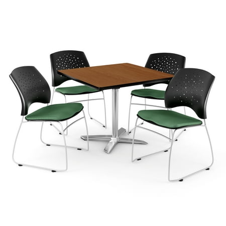 Purple Dining Set OFM Core Collection Breakroom Bundle, 36