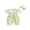 Yellow, variant on Loicainy Baby Toddler Girl Fake-two Romper 3 6 9 12 18 Months Floral Short Sleeve Jumpsuit and Bow Headband 2 Piece Set