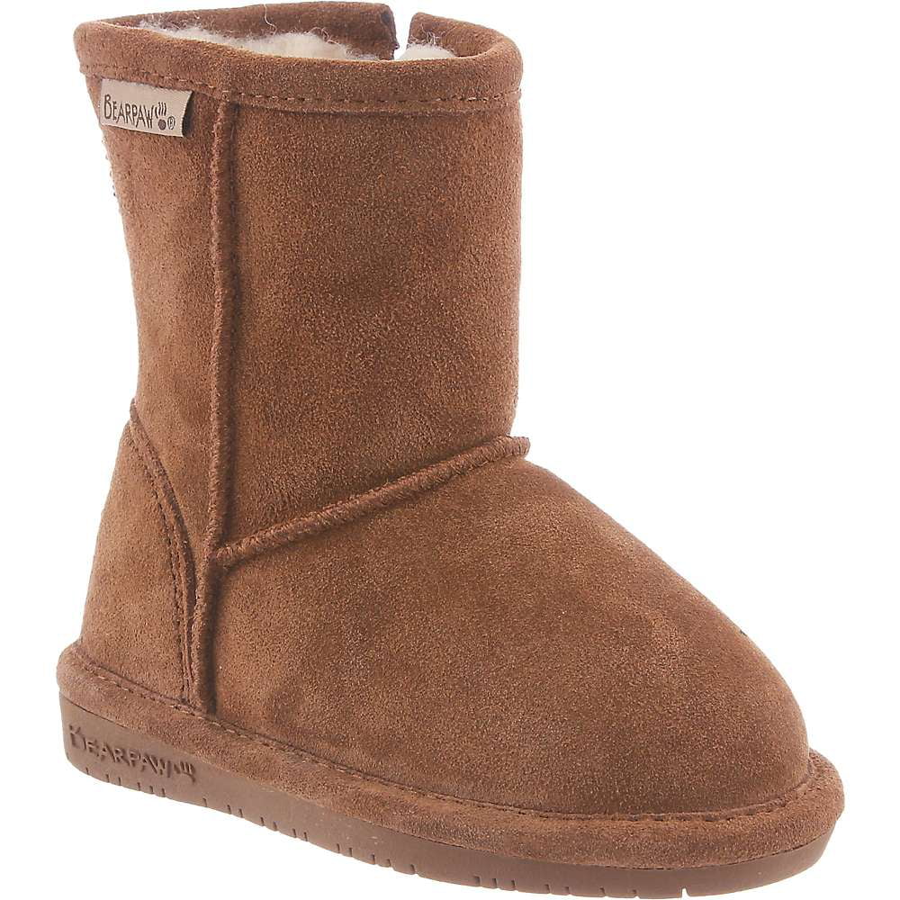 Kids Bearpaw Emma Youth Boot Suede 608Y Color Black II 100% Authentic Brand New 