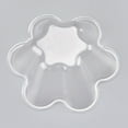 thumbnail image 4 of 100 Pieces Transparent Flower Shaped Ice Cream Bowl Mall Portable Single Use Chocolate Dessert Pastry Cup Kitchen Gadget, 4 of 9