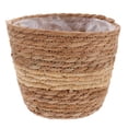 thumbnail image 1 of Cesta de planta tejida Cesta de plantilla tejida de manual, 1 of 8