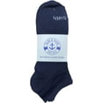 thumbnail image 2 of Yacht & Smith 120 Pair Low Cut Socks Thin Comfortable Lightweight Breathable Wholesale Bulk Sport Socks (NAVY, Men), 2 of 5