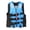 Blue, variant on Adjustable Life Jacket with Buckle Reflective Strip, Paddle Board Kayak Flotation Vest for Water Sport Use Green M