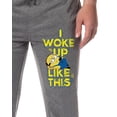 thumbnail image 4 of Despicable Me Minions Mens' Movie Woke Up Like This Jogger Sleep Pajama Pants Small, 4 of 5