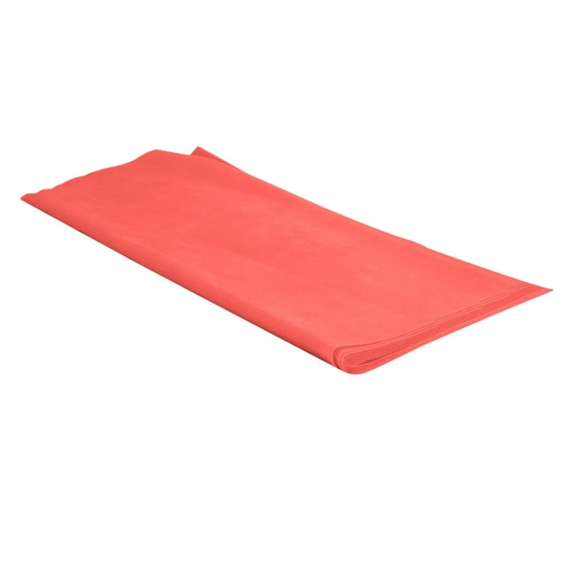GUOOL 38Pcs Flower Wrapping Paper 50cmx50cm Simple DIY Crafts Florist Bouquet Supplies Red