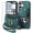 Green, variant on Asuwish Phone Case for iPhone 17 Pro 6.3 inch Wallet Cell Cover with Tempered Glass Screen Protector Slim Lanyard Wrist Strap RFID Ring Stand Credit Card Holder Slot i Phone17 i 17Pro Women Men Green