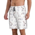 thumbnail image 2 of Logiee Rabbit Eating Print Mens Swim Trunks Quick Dry Board Shorts,Breathable Hawaii Beach Shorts Swimwear Bathing Suits-X-Large, 2 of 6