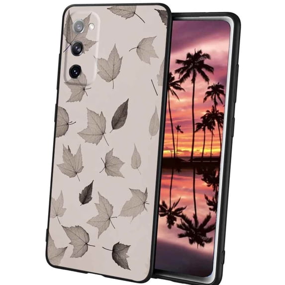 Compatible with Samsung Galaxy S20 FE Phone Case, Leaves-3 Case Men Women, Flexible Silicone Shockproof Case for Samsung Galaxy S20 FE