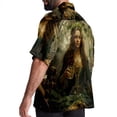 thumbnail image 3 of Saint Patrick's Day Men's Short Sleeve Beach Shirts Hawaiian Button Down Casual Summer Printed Unisex Top, 3 of 6