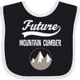 thumbnail image 3 of Inktastic Future Mountain Climber Hiking Boys or Girls Baby Bib, 3 of 4