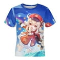 thumbnail image 4 of Genshin Impact Kids Short Sleeve Tee Shirt Novelty Crewneck T-Shirts Unisex Summer Blouse Tops for Boys Girls 100CM, 4 of 8