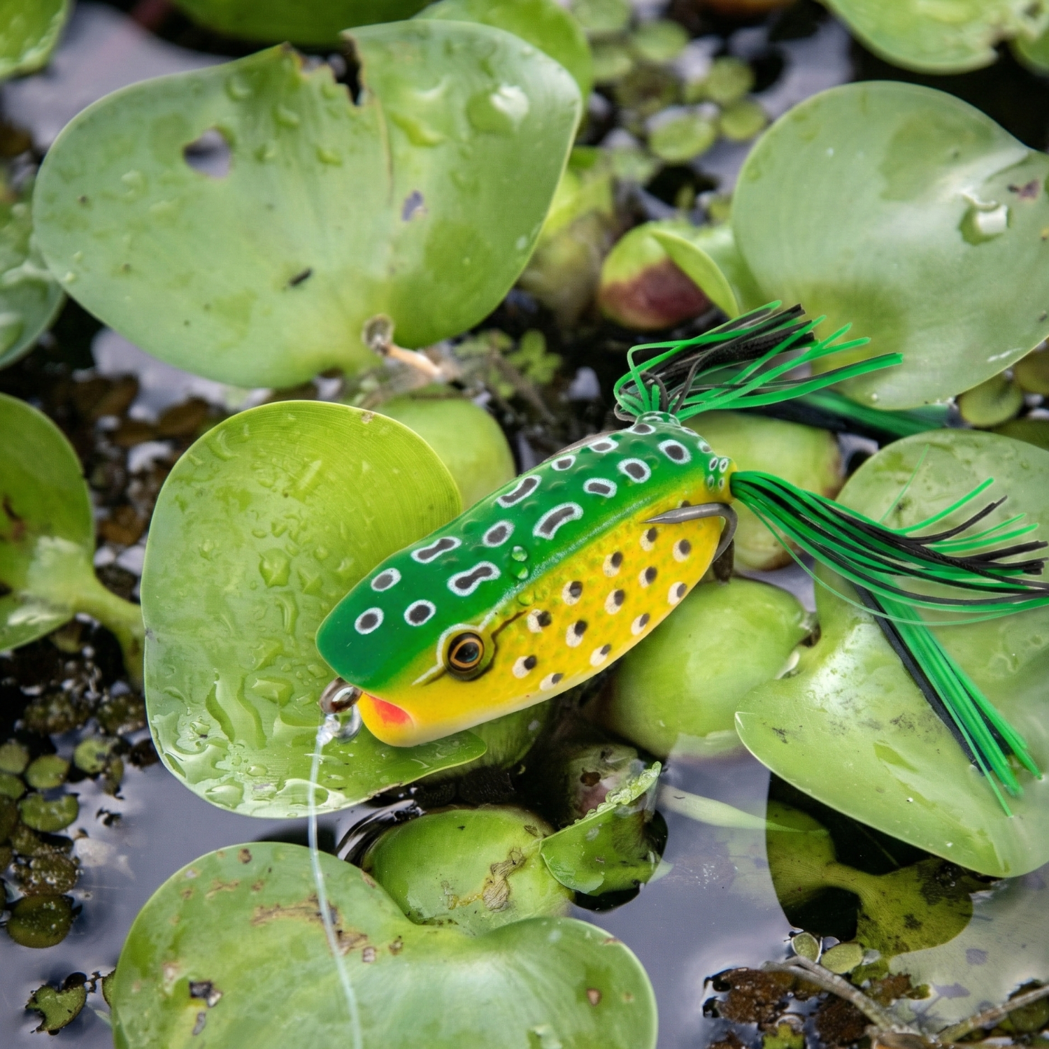 Ozark Trail Frog Popper Fishing Lure for Bass Fishing, Frog