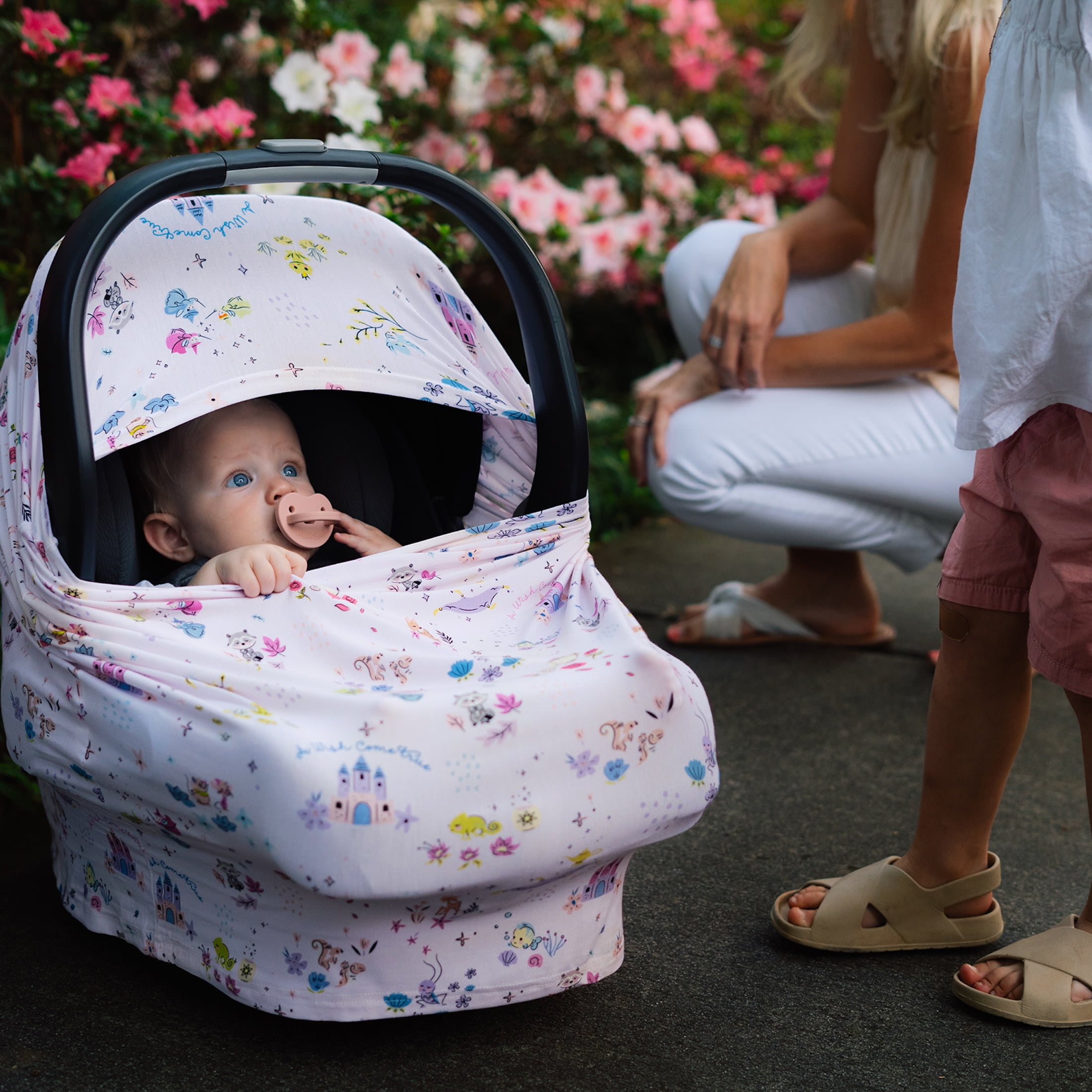 Disney A Wish Come True 5-in-1 Baby Nursing and Car Seat Cover