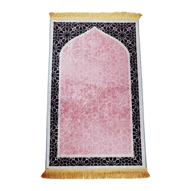 Alfombra de oración musulmana alfombra sinslip grueso adorno amortiguación de cojín de oración Floormat para para hombres Estilo C