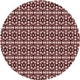 thumbnail image 1 of Ahgly Company Indoor Round Patterned Pastel Pink Area Rugs, 7' Round, 1 of 6