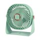 thumbnail image 2 of Ventilador de escritorio USB con pantalla digital | Miniventilador de 3 velocidades y alta potencia para oficina y hogar | Ventilador portátil colgante con cabezal flexible | Blanco, rosa y verde, 2 of 6