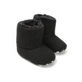 thumbnail image 6 of Baby Boys Girls Snow Boots,Winter Knitted Fleece Thick Soft Sole Non Slip Toddler First Walker Winter Warm Crib Shoes, 6 of 7