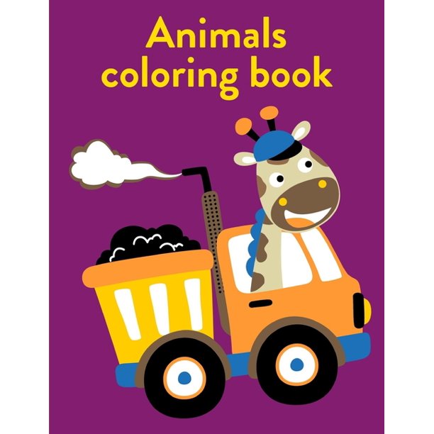 Cutest Drawing Animals Coloring Book A Coloring Pages With Funny Image And Adorable Animals For Kids Children Boys Girls Paperback Walmart Com Walmart Com