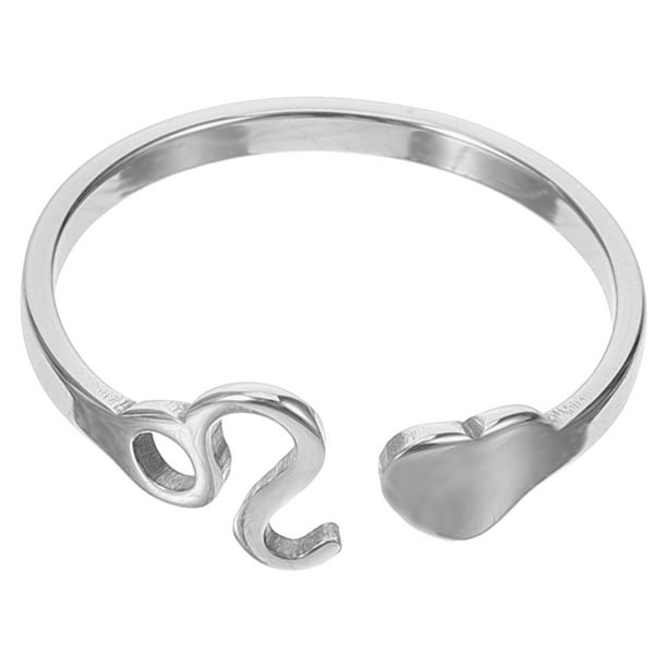 Anillo de astrología de constelación Anillo ajustable Anillo abierto para mujer Anillo abierto de constelación