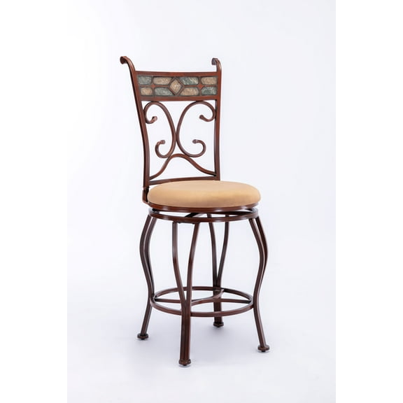 Boraam Beau Swivel Counter Stool - Brown