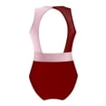 thumbnail image 2 of MSemis Kids Girls Hollow Back Gymnastic Dance Leotard, 2 of 5