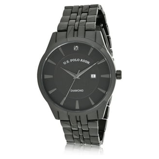 U.S. Polo Assn. Adult Male Analog Watch in Silver with