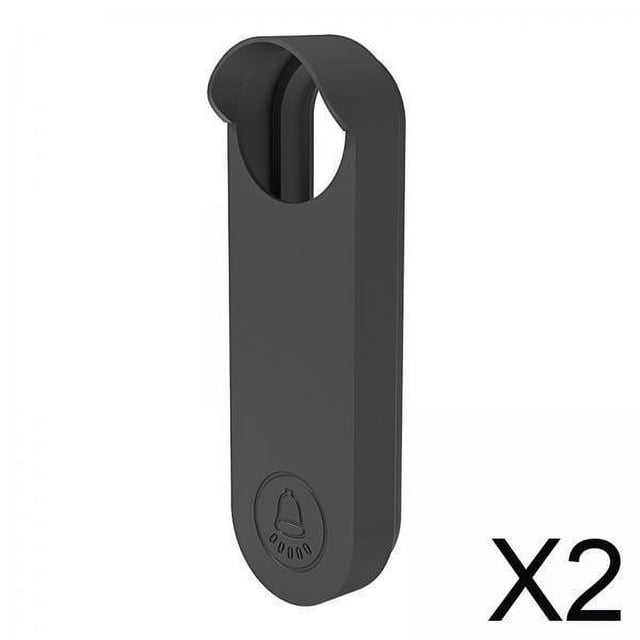 Funda protectora ,Funda para timbre de puerta de silicona suave resistente al agua,Resistente a la intemperie,a prueba de polvo,protección a prueba de arañazos,Accesorios profesionales Fácil
