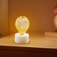 thumbnail image 2 of Luz De Vela Electrónica Luz LED junto a la cama pantalla tallada atmósfera lámpara regalo de Navidad (DXD-0065), 2 of 5