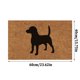 thumbnail image 3 of Felpudo de bienvenida para interiores y exteriores de MONEPIRED, antideslizante, divertido, para perro, decorativo, para baño, de bienvenida, de fibra de coco, para exteriores, grandes ofertas, 3 of 7