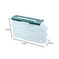 thumbnail image 3 of SuoKom Refrigerator Side Door Eggs Storage Box, Refrigerator Side Door Slide Dedicated Eggs Rack, Refrigerator Eggs Storage Container, Refrigerator Eggs Tray Container, 3 of 7