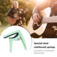thumbnail image 4 of Jefe De Guitarra Abrazadera de llave universal para guitarra acústica eléctrica ukelele y más (verde oliva), 4 of 7