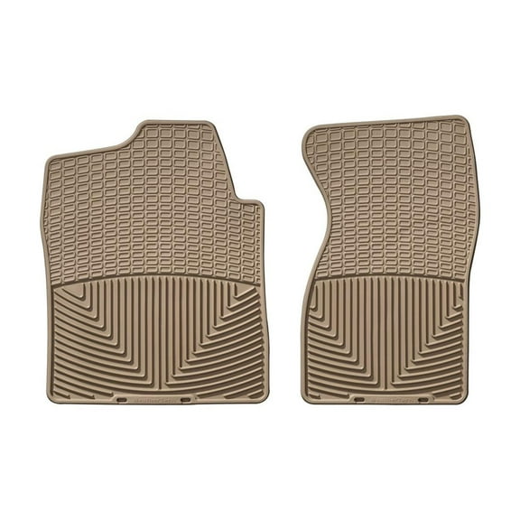WeatherTech All-Weather Floor Mats compatible with Sierra, Silverado, Escalade ESV, Yukon - 1st Row (Driver & Passenger), Tan