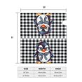 thumbnail image 6 of PHELIKA Hipster Penguin on a Plaid Magnetic Mailbox Covers Standard Size 25.5"H x 21"W, 6 of 8