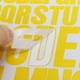 thumbnail image 4 of Calcomanías de Letras Uxcell 1 pulgada 2 pulgadas, 12 Hojas de Calcomanías de Letras Adhesivas de Vinilo, Amarillo, 4 of 6