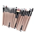 thumbnail image 5 of Set di Pennelli per Il Trucco, Set di Pennelli 20 Pezzi Kit di Spazzole per Capelli in Nylon Premium, Set di Pennelli per Trucco per , Negro dorado, 5 of 5