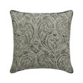 thumbnail image 1 of Fundas de cojín decorativas HomeCentric de 40 x 40 cm (16 x 16 pulgadas), color gris, con acolchado jacquard y damasco para sofá, estilo victoriano y moderno damasco - Gryselda, 1 of 3